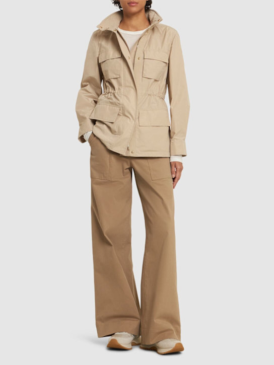 Moncler: Agax tech field jacket - women_1 | Luisa Via Roma