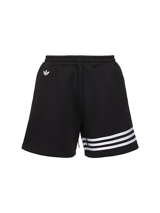 adidas Originals: Shorts deportivos - Negro - men_0 | Luisa Via Roma