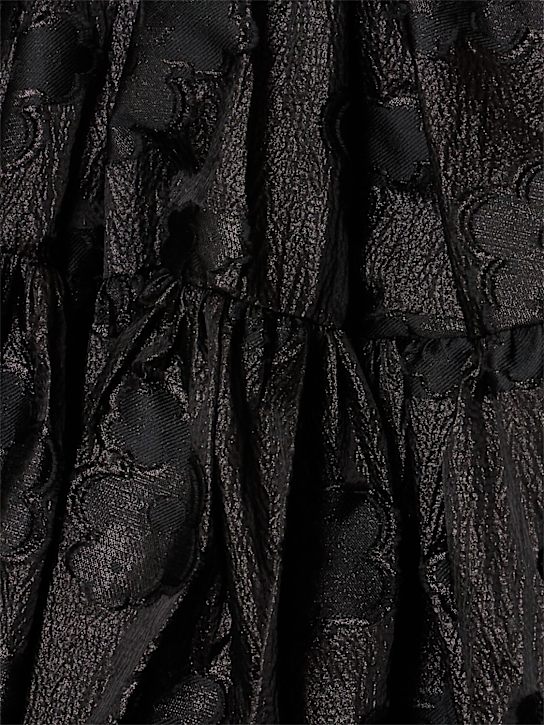 Cecilie Bahnsen: Osha kumo fil-coupé mini dress - Black - women_4 | Luisa Via Roma