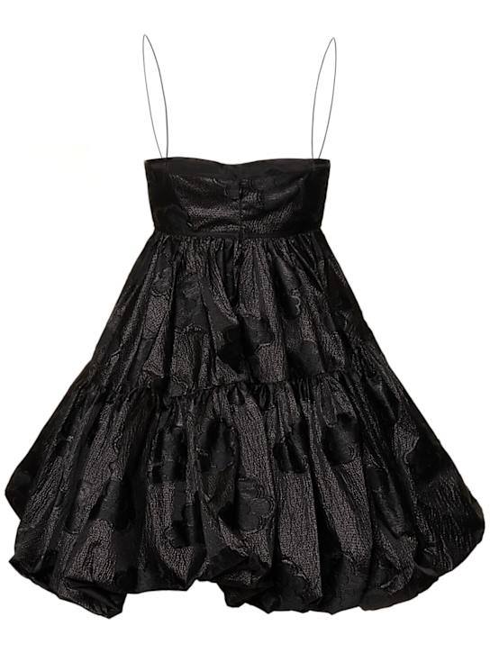 Cecilie Bahnsen: Osha kumo fil-coupé mini dress - Black - women_3 | Luisa Via Roma
