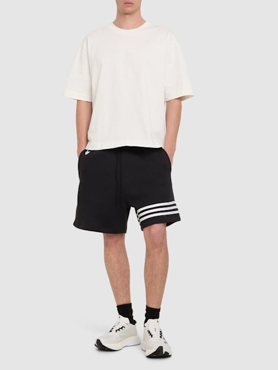 adidas Originals: Shorts deportivos - Negro - men_1 | Luisa Via Roma