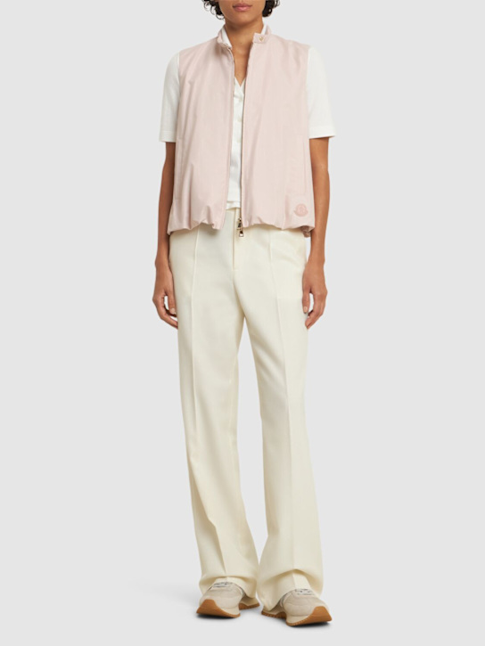 Moncler: Grui cotton blend vest - women_1 | Luisa Via Roma