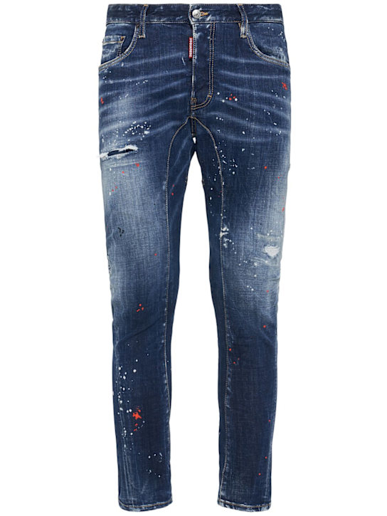 Dsquared2: Tidy Biker jeans - Navy - men_0 | Luisa Via Roma