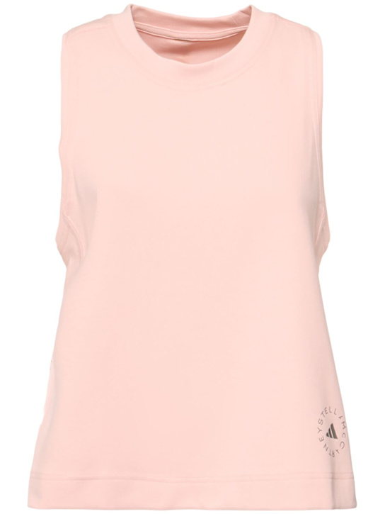 adidas By Stella McCartney: Sportswear logo tank top - women_0 | Luisa Via Roma