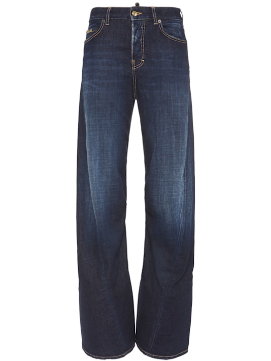 Dsquared2: D2 Twisted jeans - Blue - women_0 | Luisa Via Roma