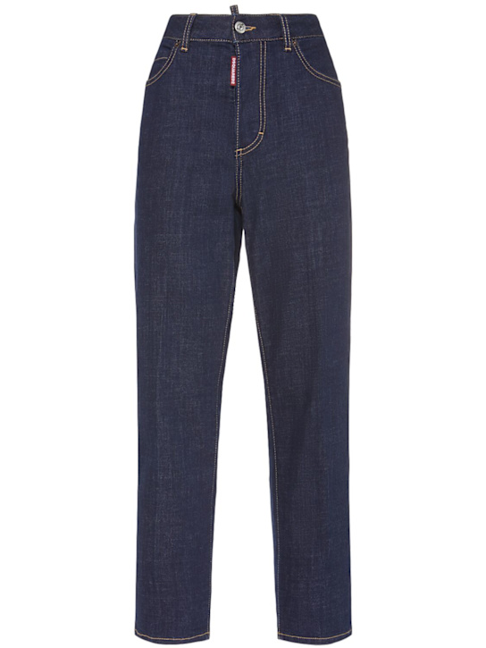 Dsquared2: Boston straight jeans - Navy - women_0 | Luisa Via Roma