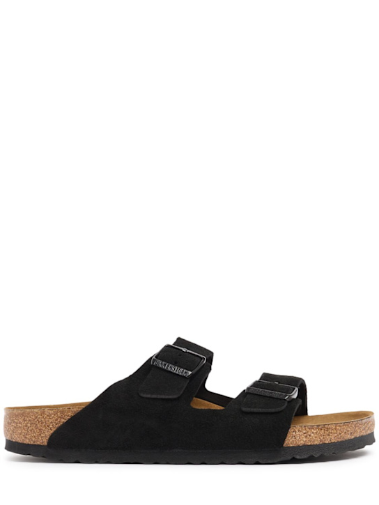 BIRKENSTOCK: Arizona SFB suede sandals - men_0 | Luisa Via Roma