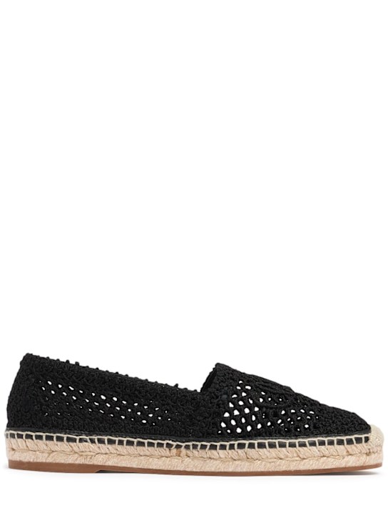 Chloé: Isla espadrilles - Delicate Black - women_0 | Luisa Via Roma