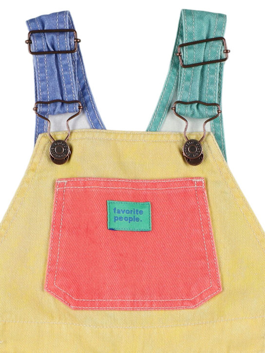 Favorite People: Salopette in cotone - Multicolore - kids-girls_1 | Luisa Via Roma