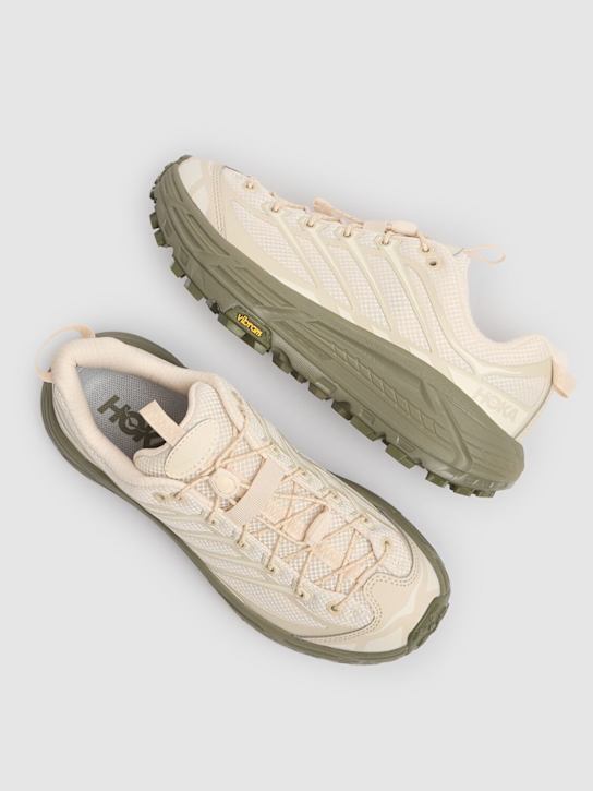 Hoka: Mafate Three2 sneakers - Oat Milk - men_2 | Luisa Via Roma