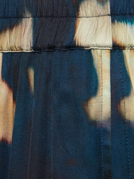 Laneus: Viscose Bermuda shorts - Multicolor - men_4 | Luisa Via Roma