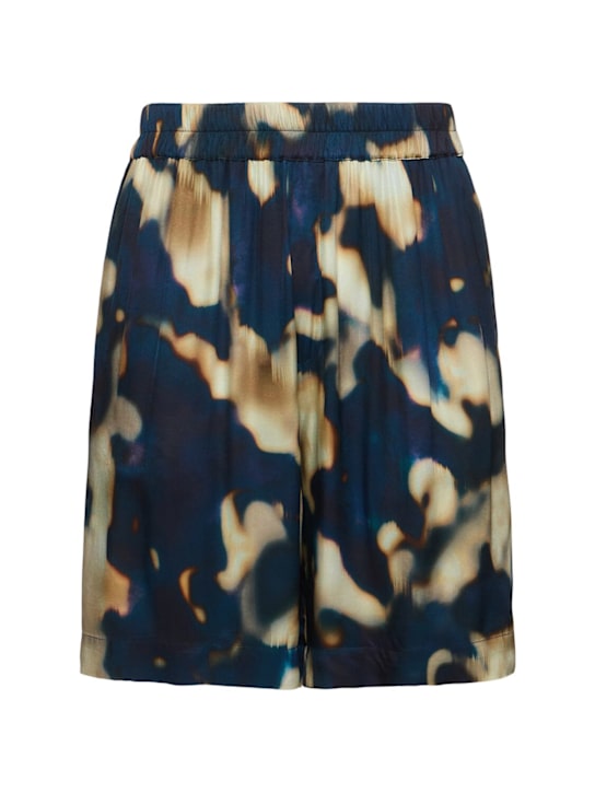 Laneus: Viscose Bermuda shorts - men_0 | Luisa Via Roma