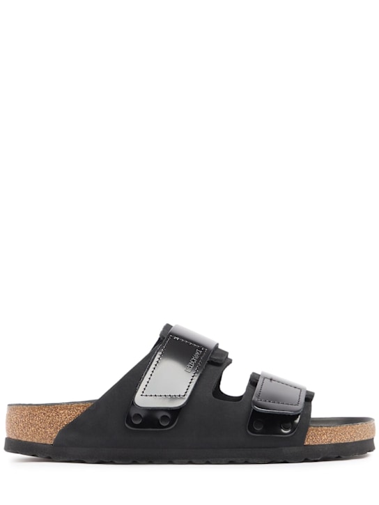 BIRKENSTOCK: Uji Nubuck Shine sandals - women_0 | Luisa Via Roma