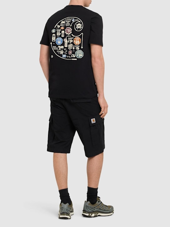 Carhartt WIP: Catalogue C cotton blend t-shirt - men_1 | Luisa Via Roma