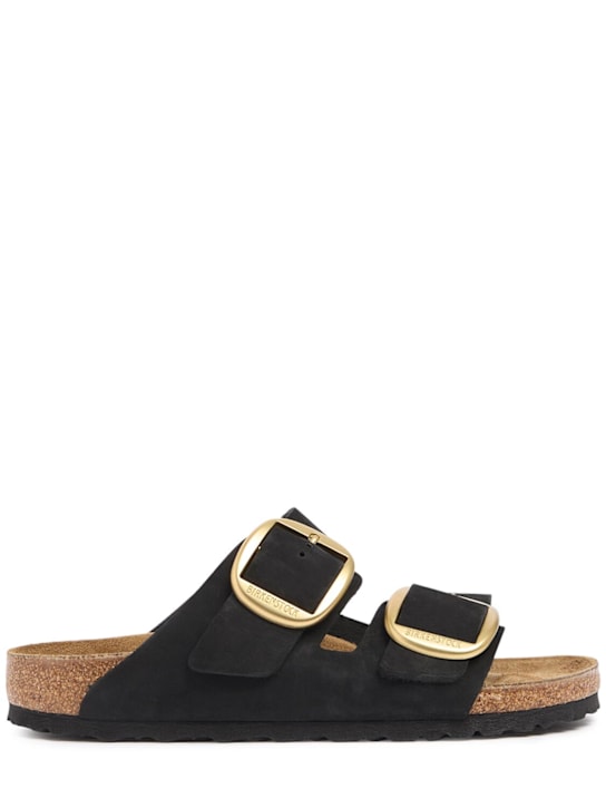 BIRKENSTOCK: Arizona Big Buckle nubuck sandals - women_0 | Luisa Via Roma