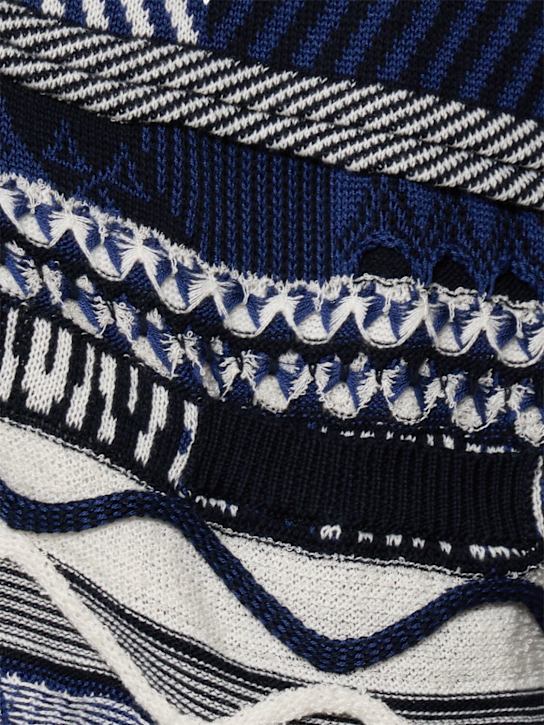 Laneus: Cardigan in maglia - Blu/Blue - men_4 | Luisa Via Roma