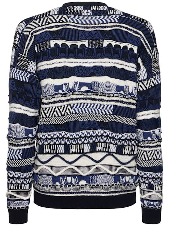 Laneus: Cardigan in maglia - Blu/Blue - men_3 | Luisa Via Roma