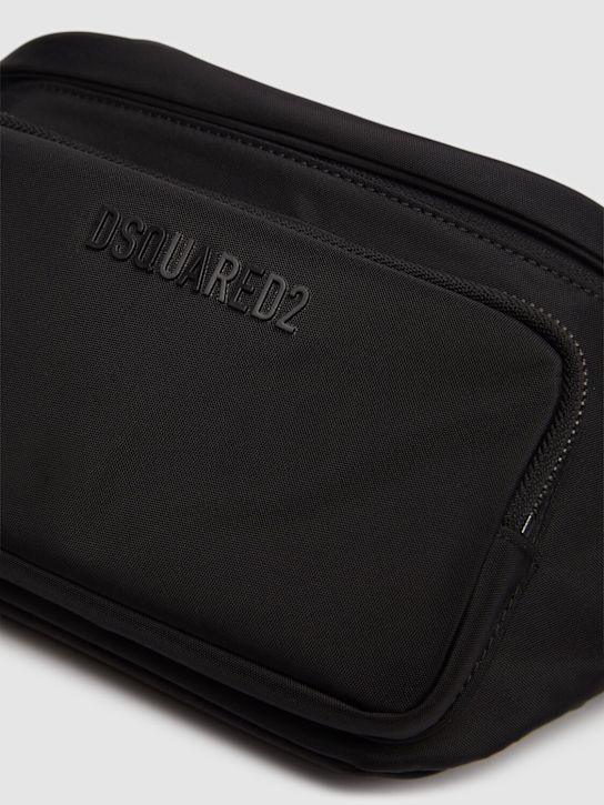 Dsquared2: Bum Bag cordura belt bag - Black - men_4 | Luisa Via Roma