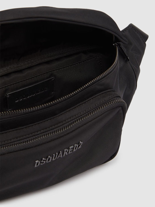 Dsquared2: Bum Bag cordura belt bag - Black - men_6 | Luisa Via Roma