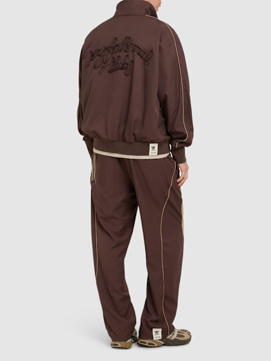 adidas Originals: Chaqueta de algodón - Brown/Hemp - men_1 | Luisa Via Roma