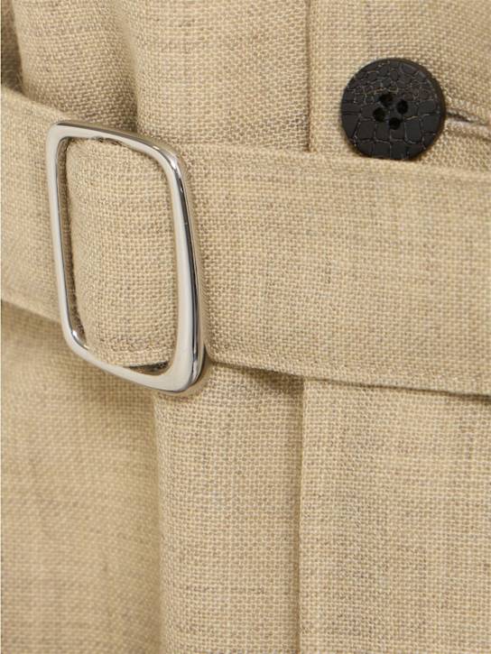 Jacquemus: Le pantalon canevas pants - Beige - men_4 | Luisa Via Roma