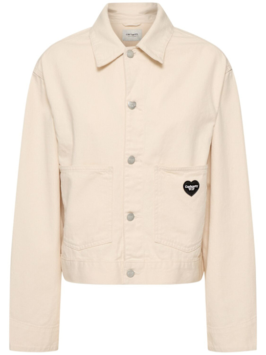 Carhartt WIP: Drewe jacket -  Rinsed Natural - women_0 | Luisa Via Roma