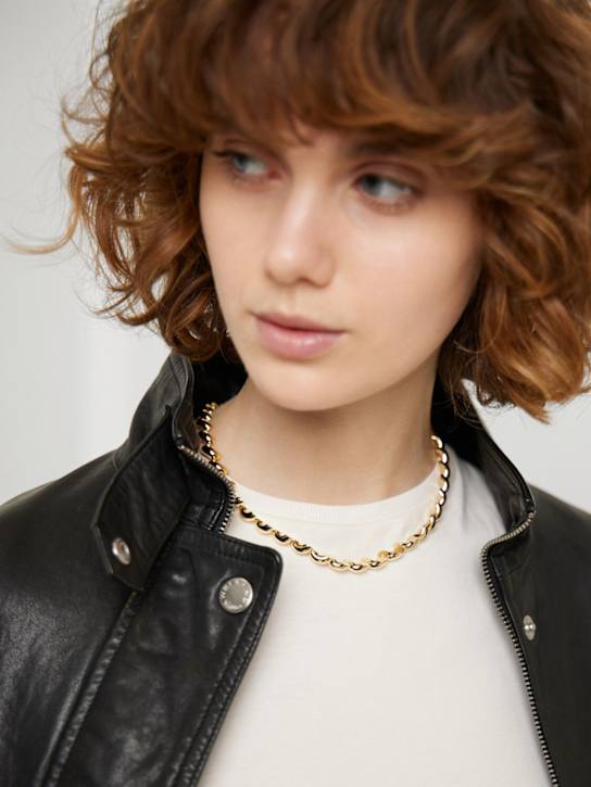 LIÉ STUDIO: The Edith collar necklace - Gold - women_1 | Luisa Via Roma