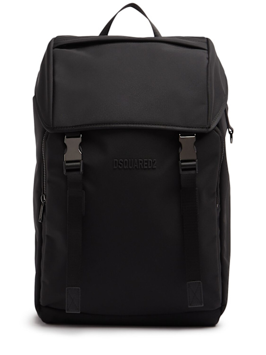 Dsquared2: Mochila Cordura Dsq2 - Negro - men_0 | Luisa Via Roma