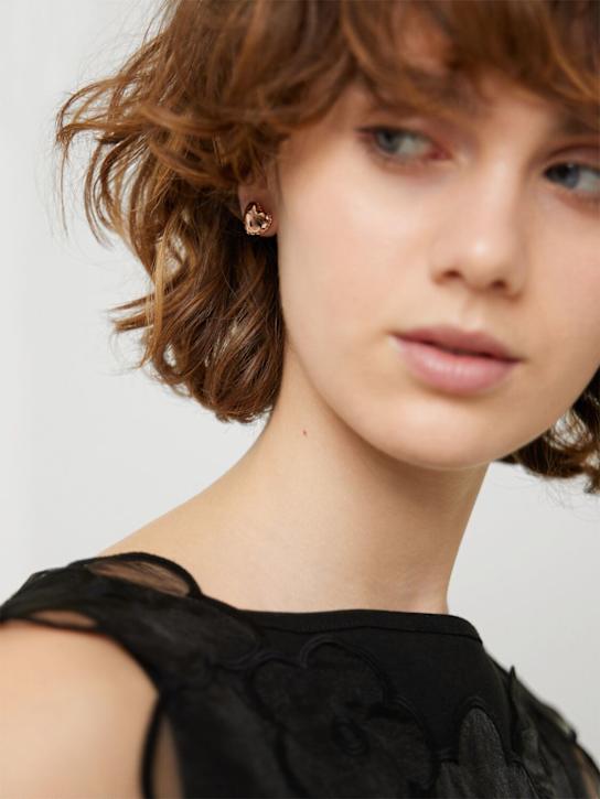 Marc Jacobs: Balloon Heart stud earrings - women_1 | Luisa Via Roma
