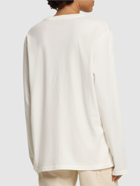 Autry: Long sleeve t-shirt - White - women_2 | Luisa Via Roma