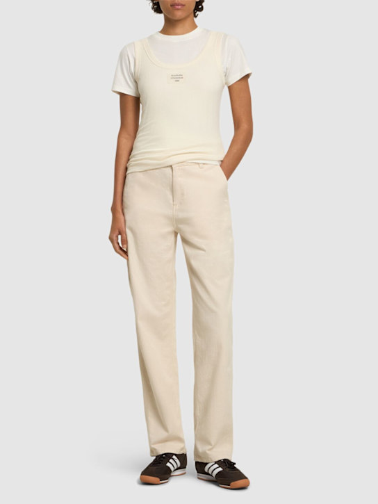 Carhartt WIP: Drewe denim straight jeans - women_1 | Luisa Via Roma