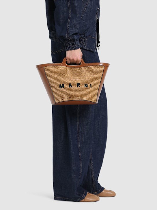 Marni: Small Tropicalia Summer top handle bag - women_1 | Luisa Via Roma