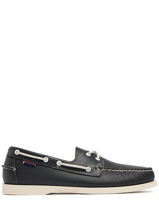 Sebago: Dockside Portland loafers - Navy - men_0 | Luisa Via Roma