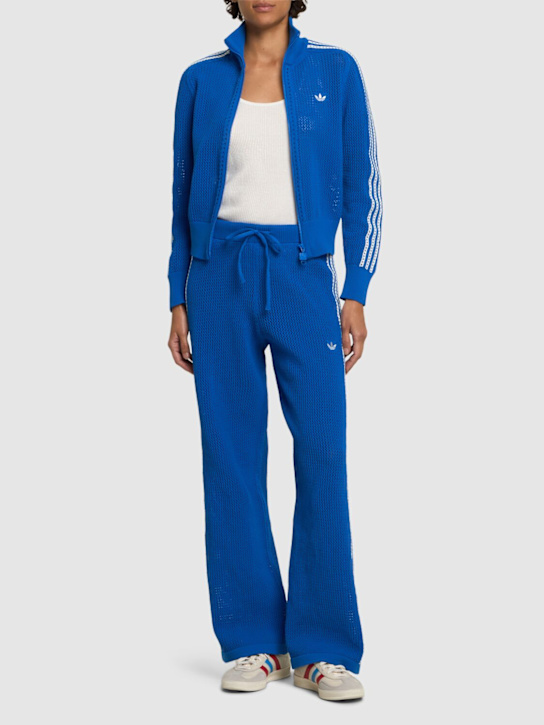 adidas Originals: Crochet track pants - women_1 | Luisa Via Roma