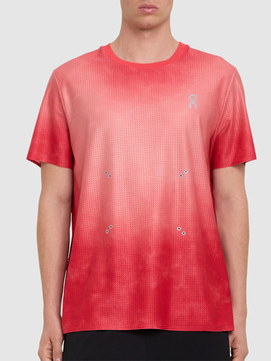 On: Pace mesh t-shirt - Red - men_2 | Luisa Via Roma