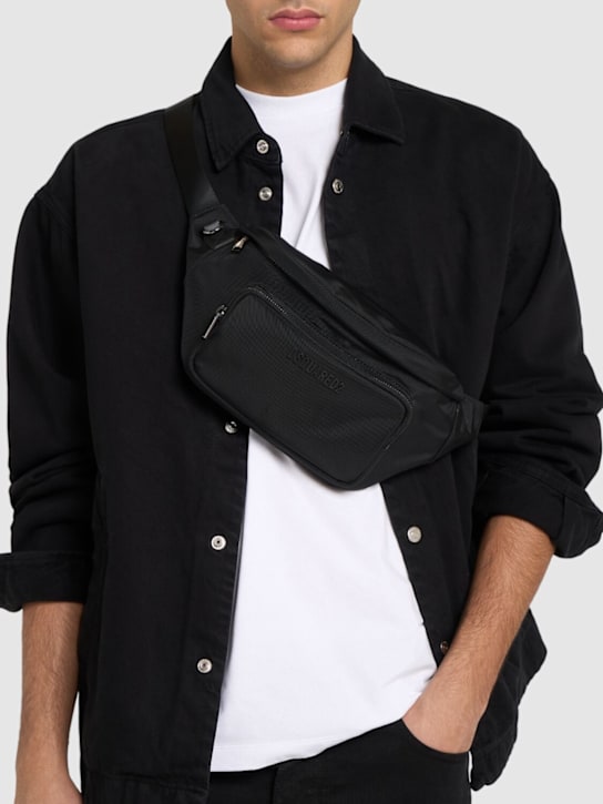 Dsquared2: Bum Bag cordura belt bag - Black - men_1 | Luisa Via Roma