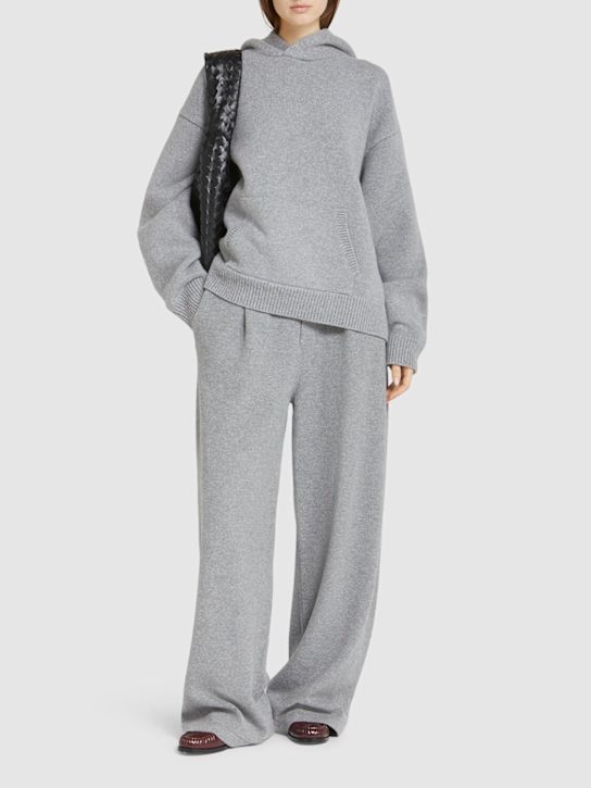 Dsquared2: Wool knit pants - Grey - women_1 | Luisa Via Roma