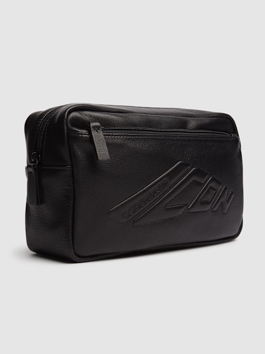 Dsquared2: Icon beauty case leather bag - men_1 | Luisa Via Roma