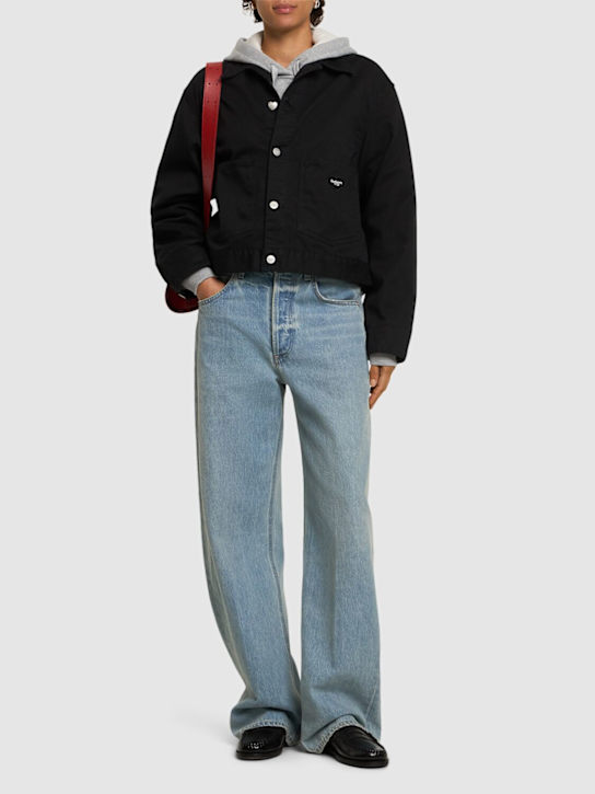 Carhartt WIP: Drewe jacket -  Rinsed Black - women_1 | Luisa Via Roma
