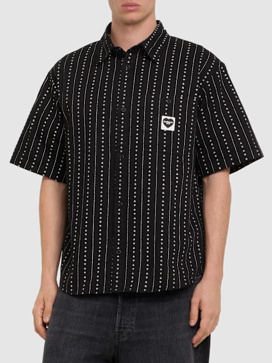 Carhartt WIP: Drewe shirt - Black - men_2 | Luisa Via Roma