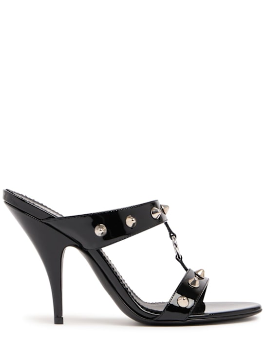 Dsquared2: 100mm Gothic patent leather mules - women_0 | Luisa Via Roma