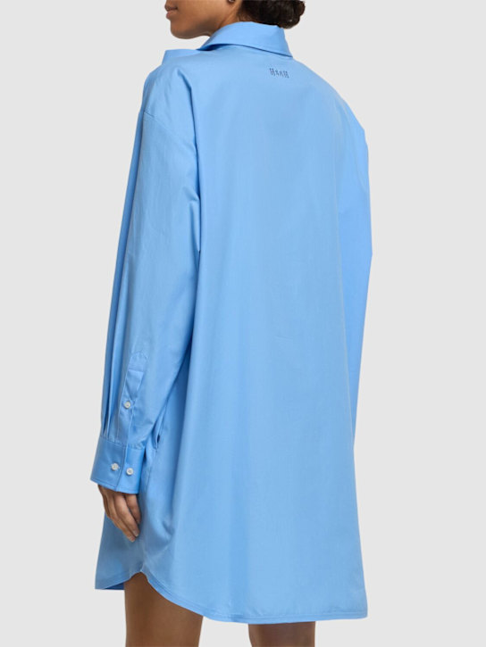 Cotton poplin mini dress - MSGM - Women  | Luisaviaroma