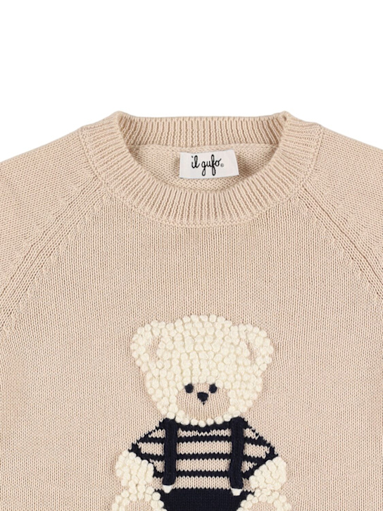 Il Gufo: Cotton knit sweater - kids-boys_1 | Luisa Via Roma