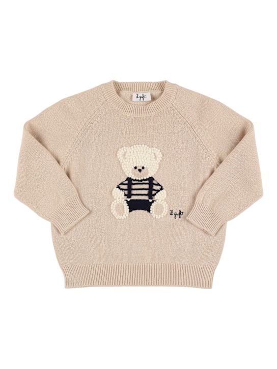 Il Gufo: Cotton knit sweater - kids-boys_0 | Luisa Via Roma