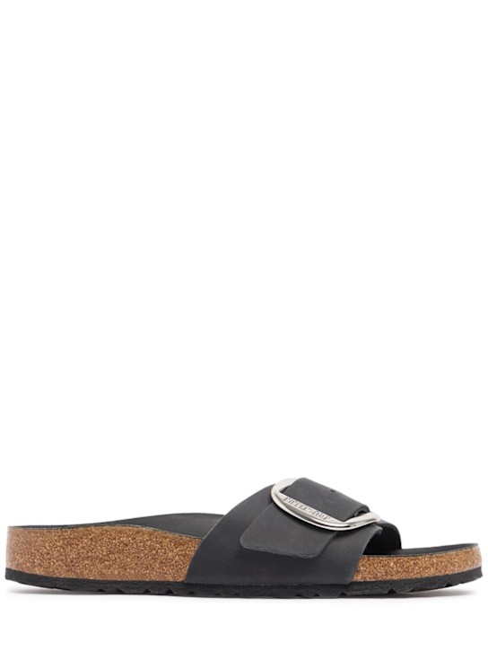 BIRKENSTOCK: Madrid Big Buckle oiled leather sandals - women_0 | Luisa Via Roma