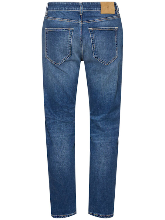 PT Torino: Reggae 5 pocket stretch denim jeans - Ocean Blue - men_1 | Luisa Via Roma