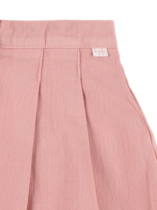 Il Gufo: プリーツコットンドリルミニスカート - kids-girls_1 | Luisa Via Roma