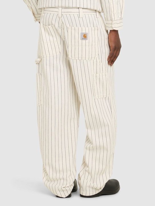 Carhartt WIP: Fountain Twill cotton denim jeans - Dark Navy Rinse - men_2 | Luisa Via Roma