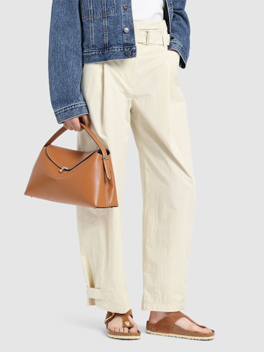 BIRKENSTOCK: Gizeh Big Buckle oiled leather sandals - women_1 | Luisa Via Roma