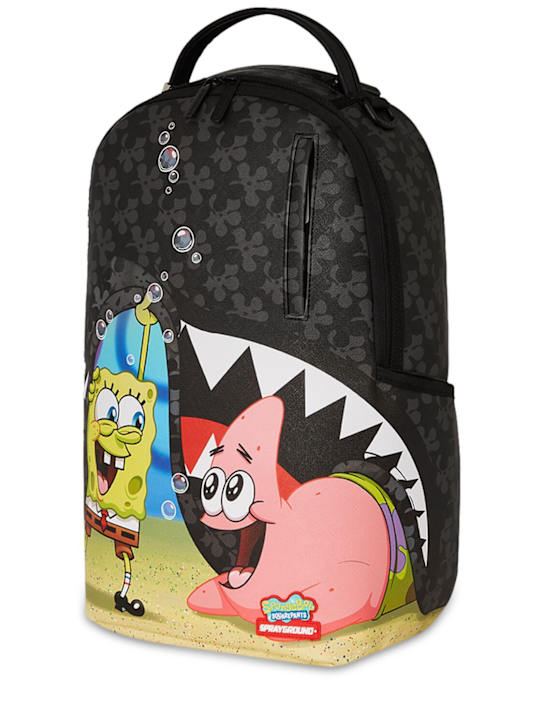 SPRAYGROUND: Spongebob synthetic backpack - Black - kids-boys_1 | Luisa Via Roma